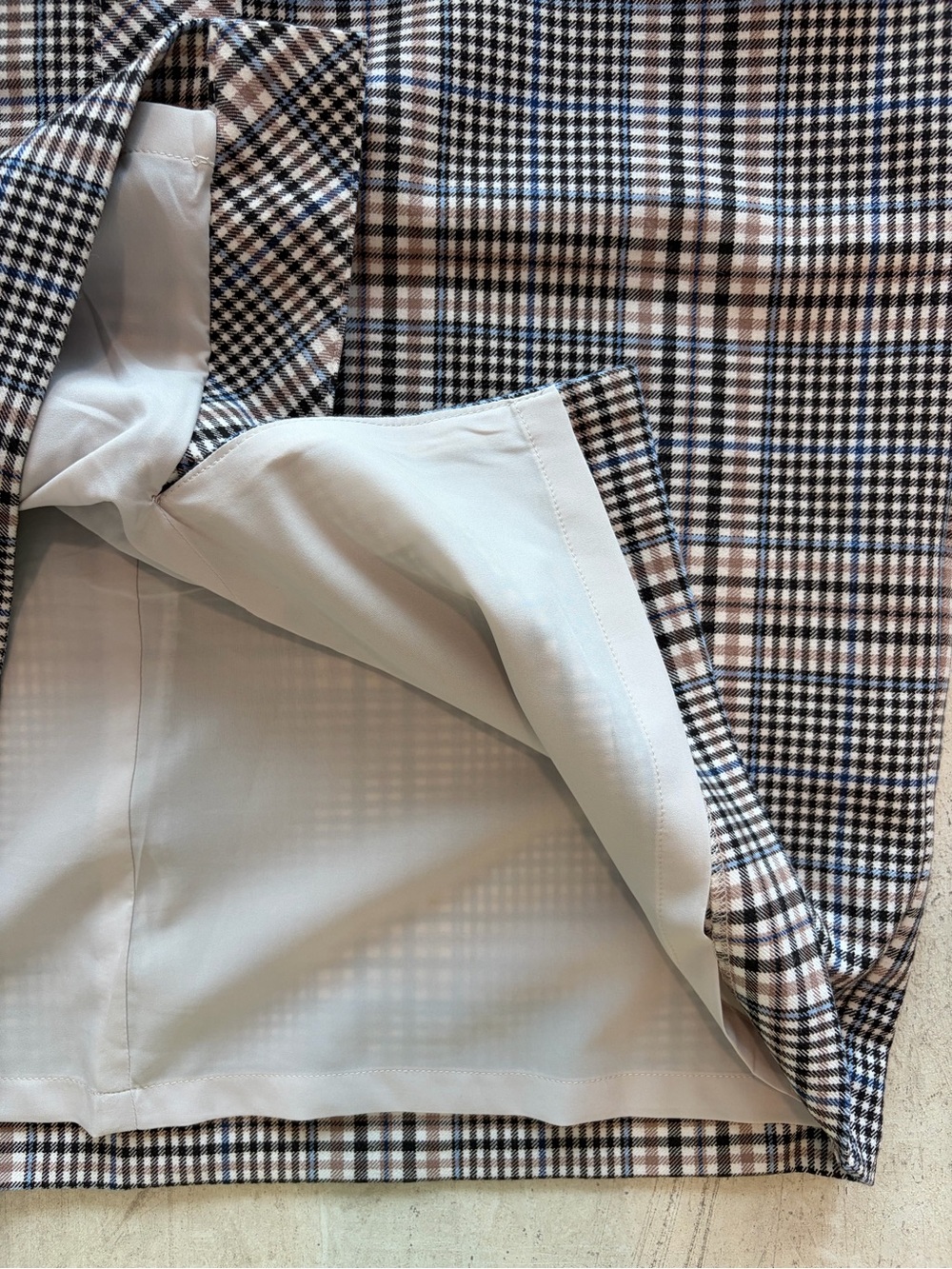 Ann Taylor Petite Plaid Button Front Pencil Skirt Size 12P Lined - Picture 3 of 9